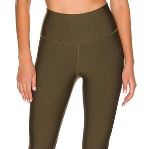 Alo Airbrush 7/8 Leggings Dark Olive - Size S